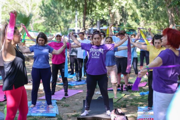 Bucalı kadınlar spor kurslarına yoğun ilgi gösteriyor
