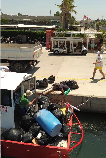Teos Marina Dünya Çevre Haftası’nda bir kez daha sahadaydı
