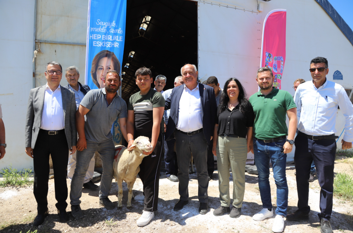 Eskişehir’de üreticiye damızlık koç desteği