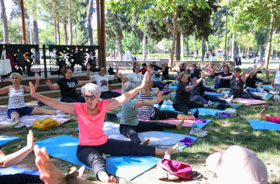 Bucalı kadınlar spor kurslarına yoğun ilgi gösteriyor
