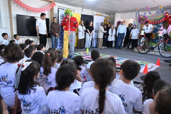 Konya’da anaokulu öğrencilerine bisiklet bilinci eğitimi verildi