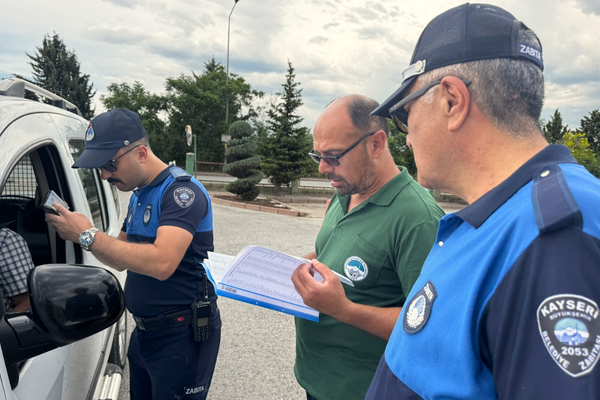 Kayseri’de hobi bahçelerinde denetim gerçekleşti