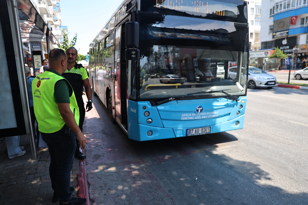 Antalya’da toplu taşımada klima denetimleri artırıldı