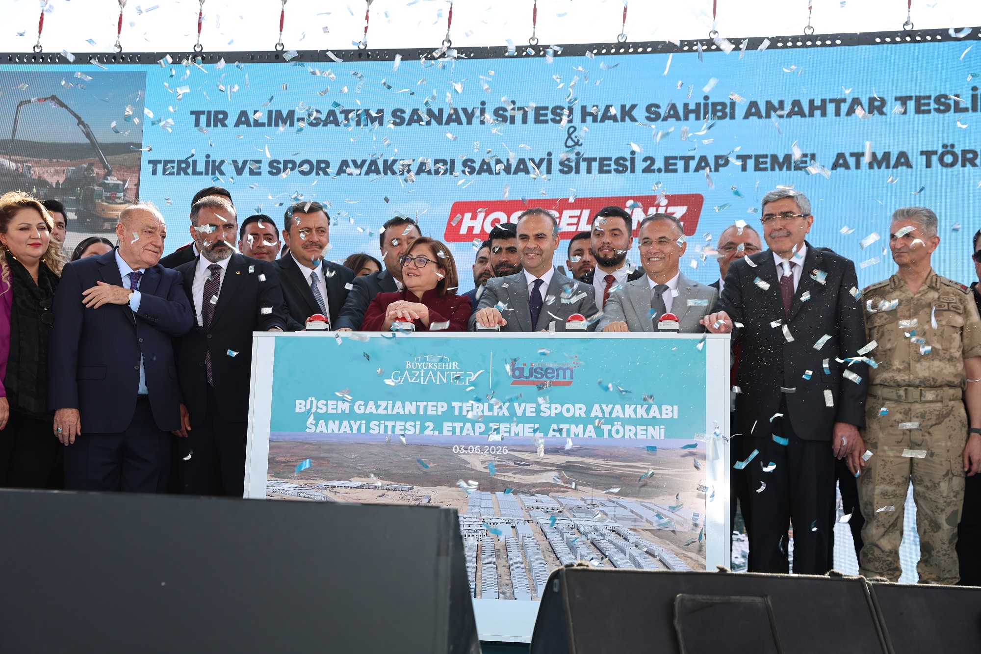 Gaziantep’te BÜSEM kapsamında tören gerçekleştirildi