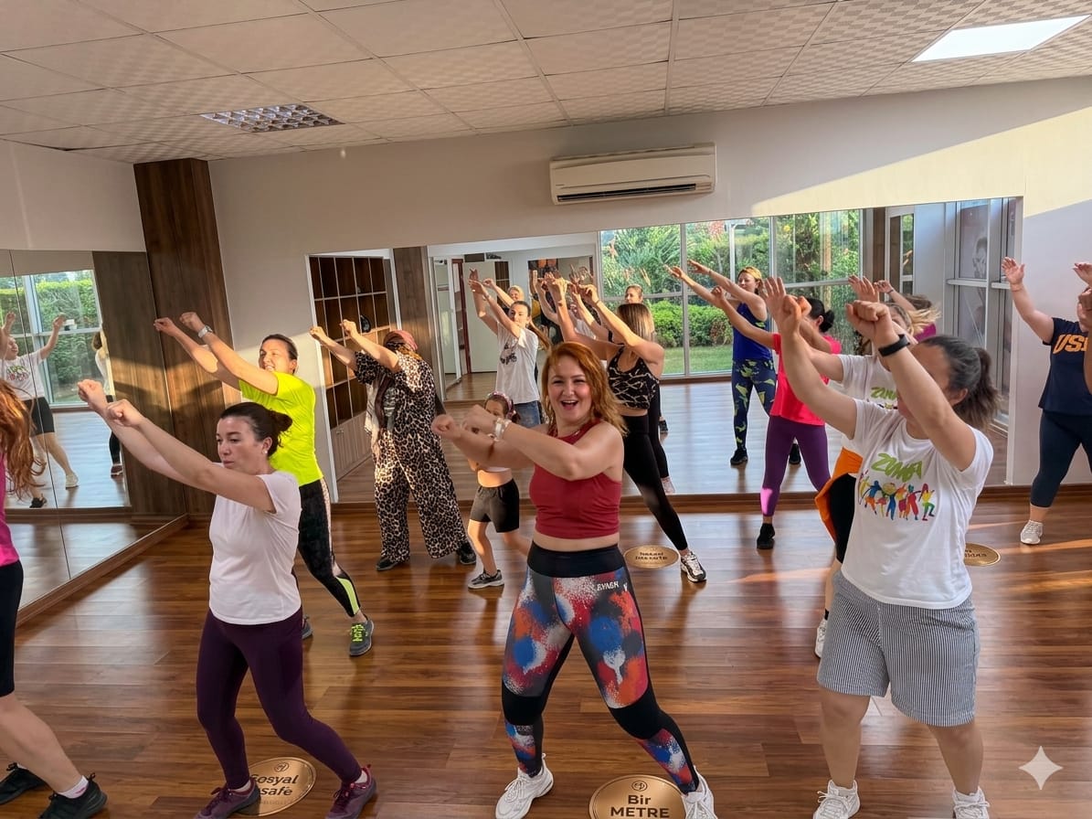 Menderes’te kadınlara yönelik zumba etkinliği düzenlendi