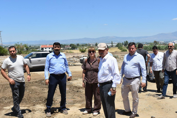 Salihli’de sel sonrası altyapı ve temizlik çalışmaları başlatıldı