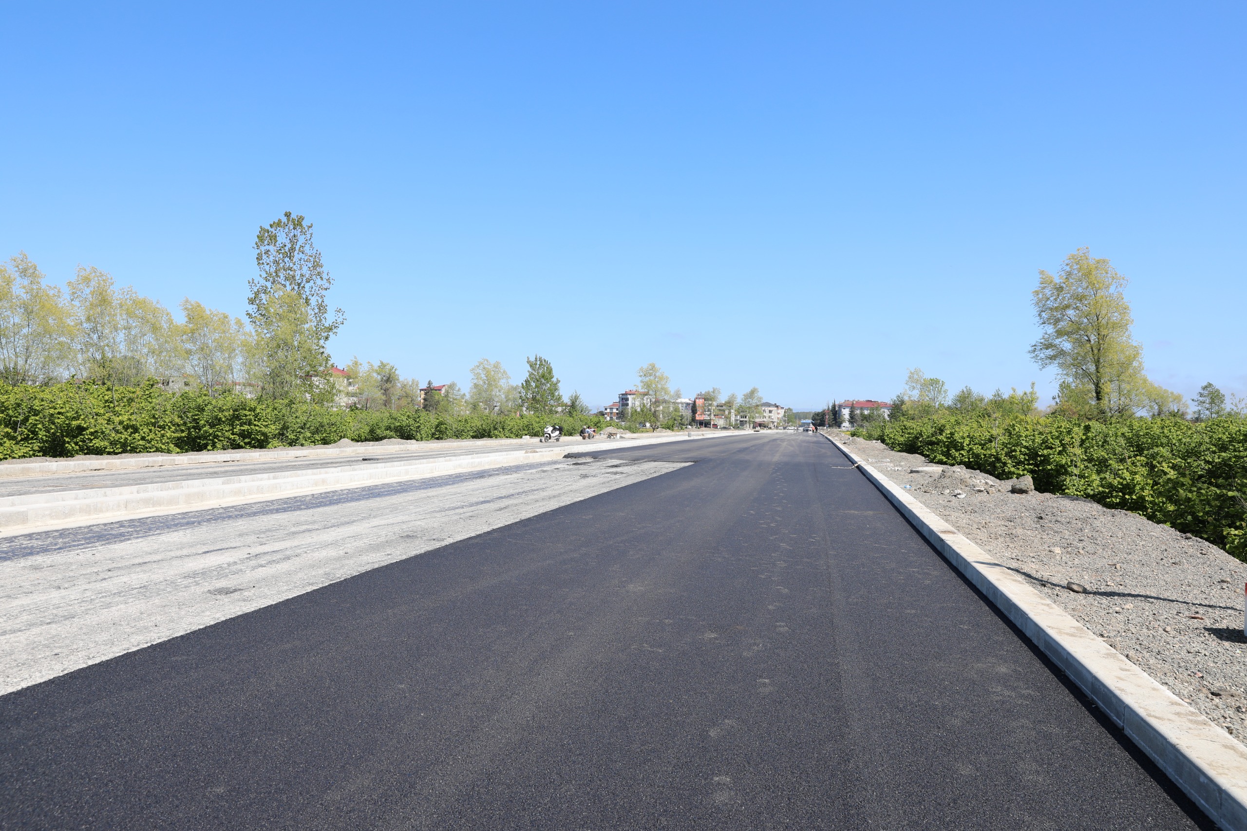 Terme’de Yeni Bulvar Yolu yapılıyor