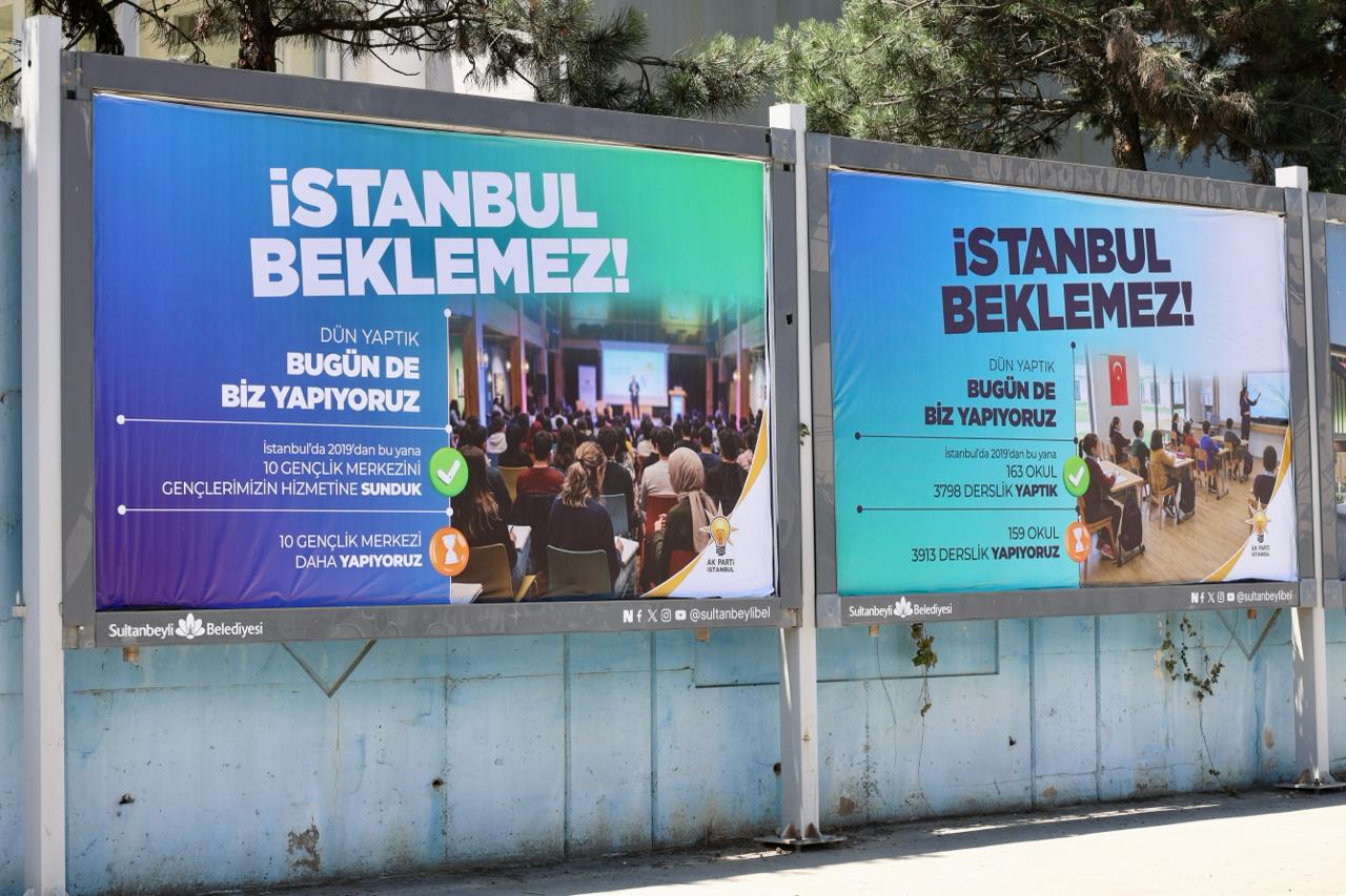 AK Parti’den “İstanbul Beklemez” kampanyası
