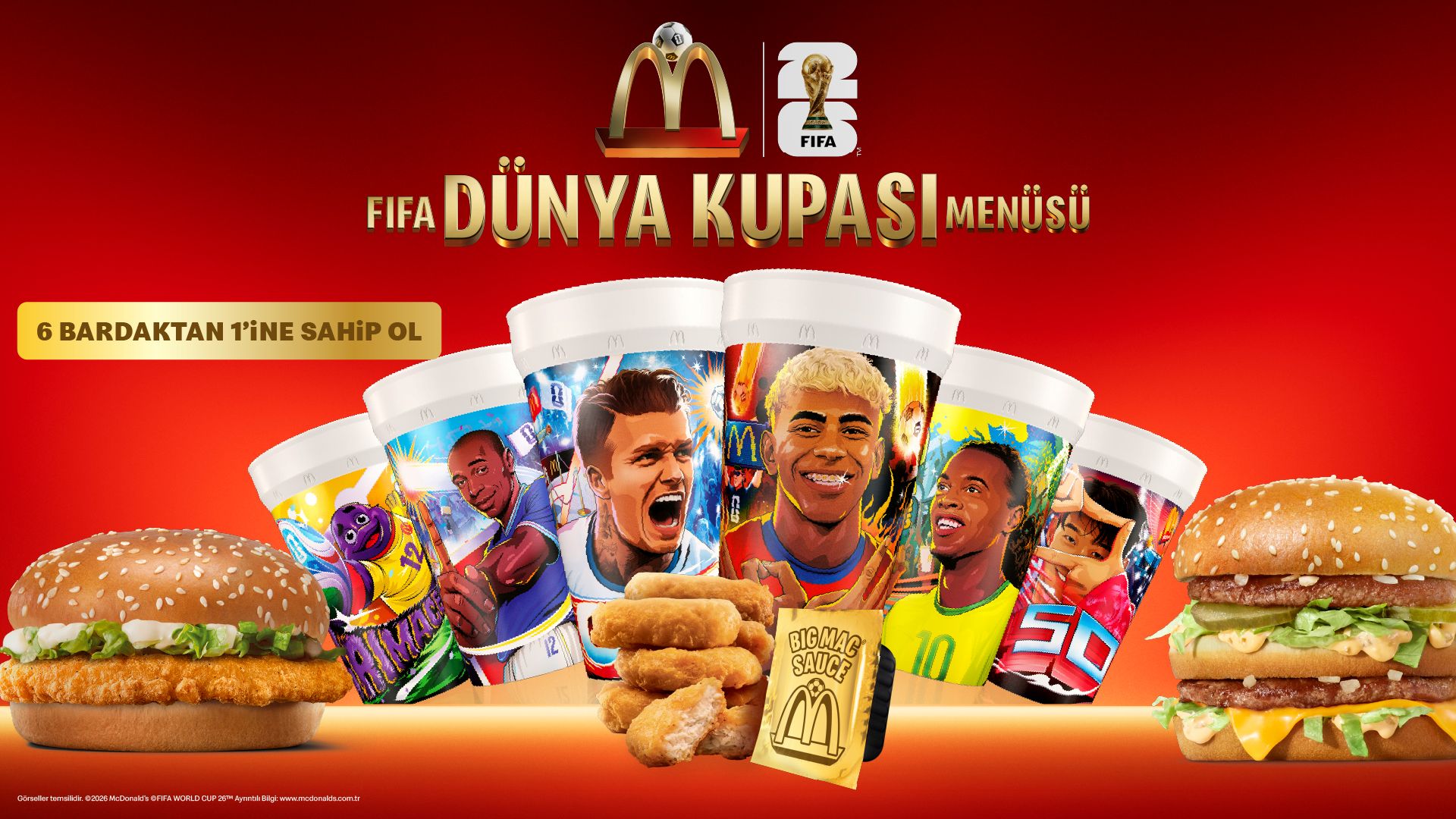 FIFA DÜNYA KUPASI 2026 McDonald’s’a geliyor