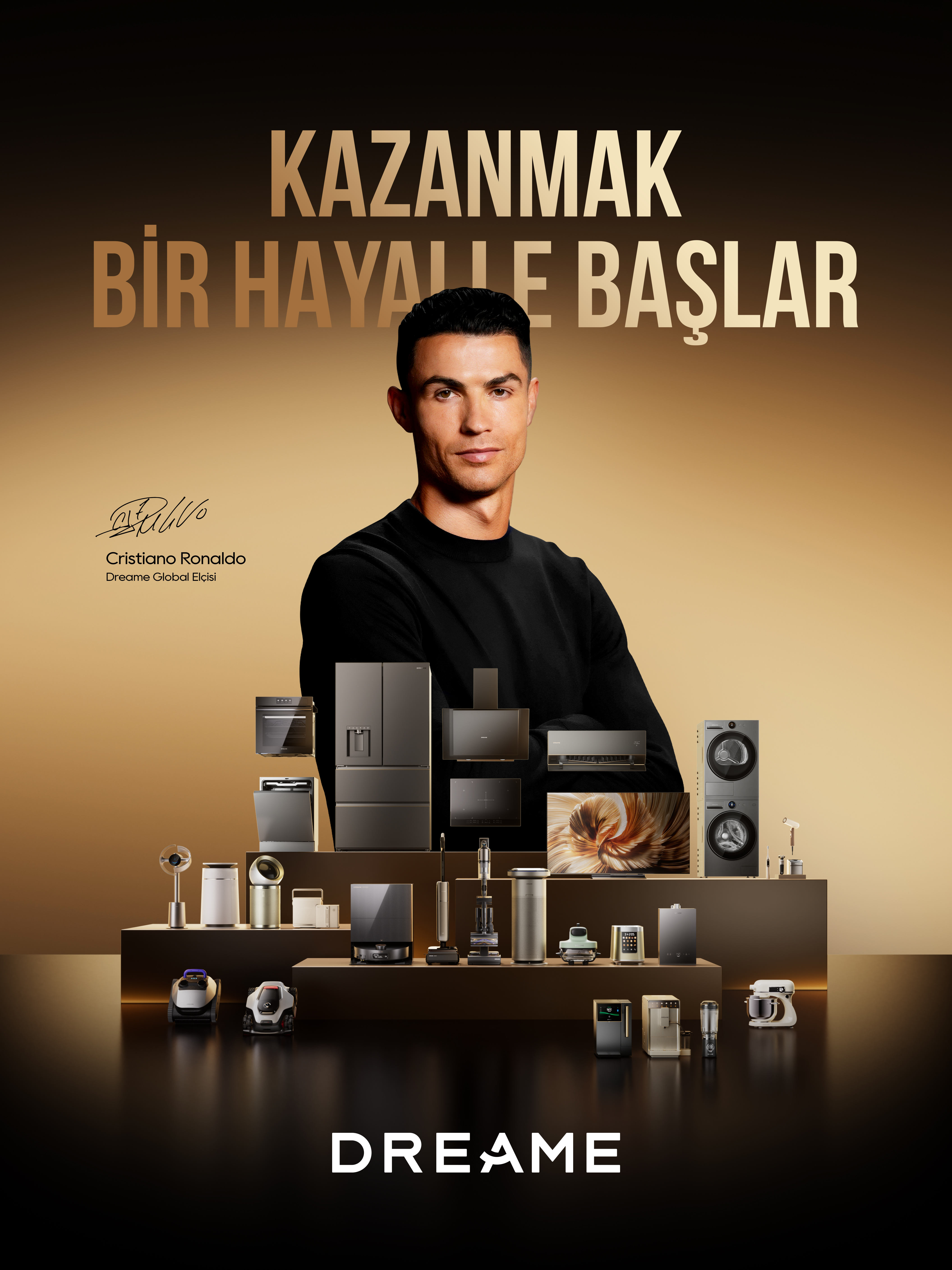 Cristiano Ronaldo, Dreame’nin yeni global eçisi oldu