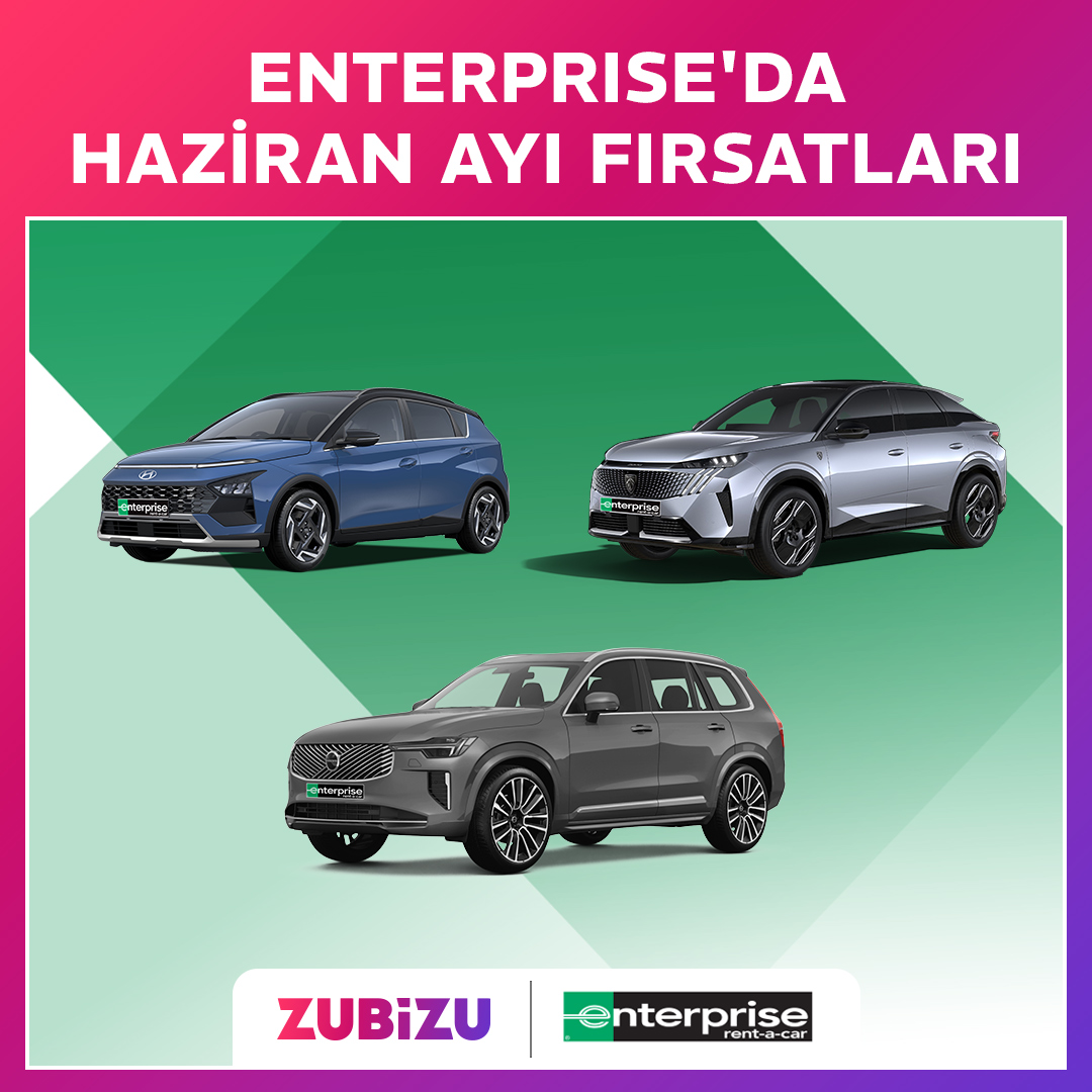 ZUBİZU üyelerine Enterprise’tan tüm araç gruplarında %30 fırsat