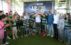 AOSB FUTBOL TURNUVASI'NDA ŞAMPİYON OMNIA NİŞASTA
