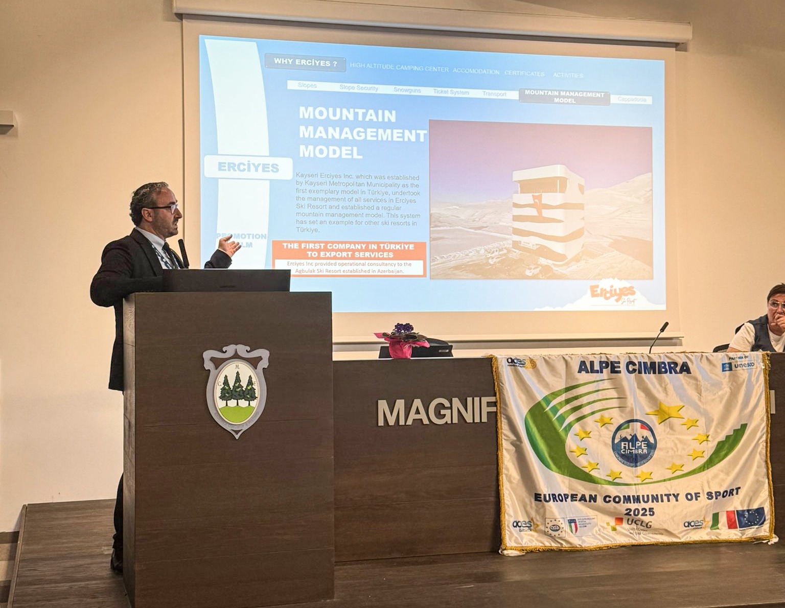 Erciyes Kayak Merkezi Avrupa’da Türkiye’yi temsil etti