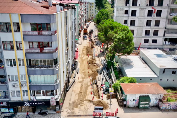 Giresun’da eski asbest içme suyu boruları değiştiriliyor