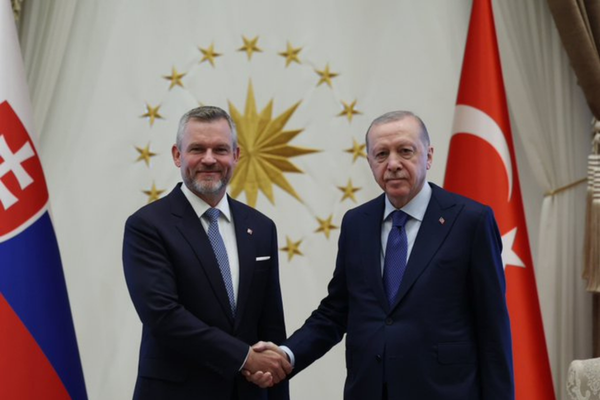 Cumhurbaşkanı Erdoğan, Slovakya Cumhurbaşkanı Pellegrini ile ikili ilişkileri ele aldı