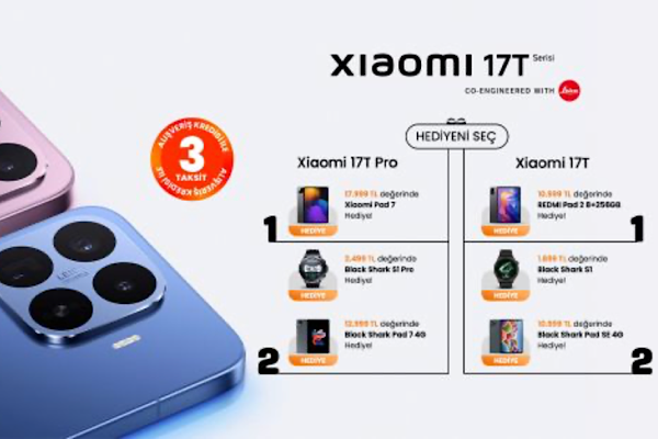 EVOFONE.com’a özel Xiaomi 17T serisi 17 bin 999 TL’ye varan hediyesiyle geliyor
