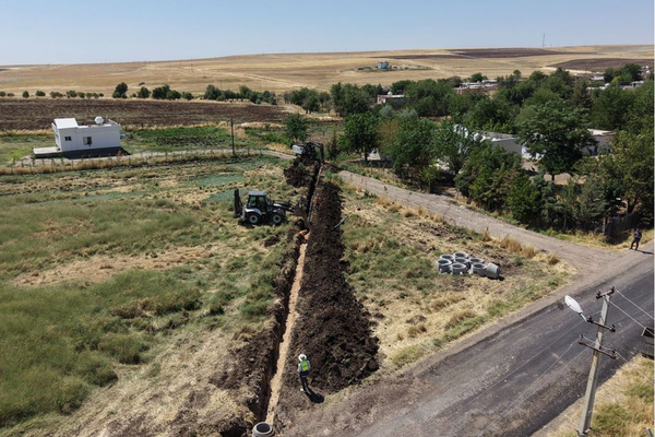 Diyarbakır’da Sayarlar ve Aktepe’nin atık su altyapısı yenileniyor