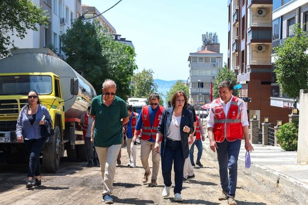 Başkan Köymen, mahallelerde devam eden çalışmaları inceledi