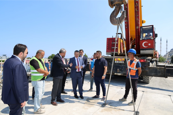 Reşadiye Viyadüğü’nde yıkım sürüyor, dönel kavşak yapılacak