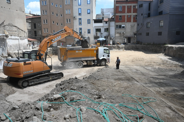 Isparta’da katlı otopark yapım çalışmaları başladı