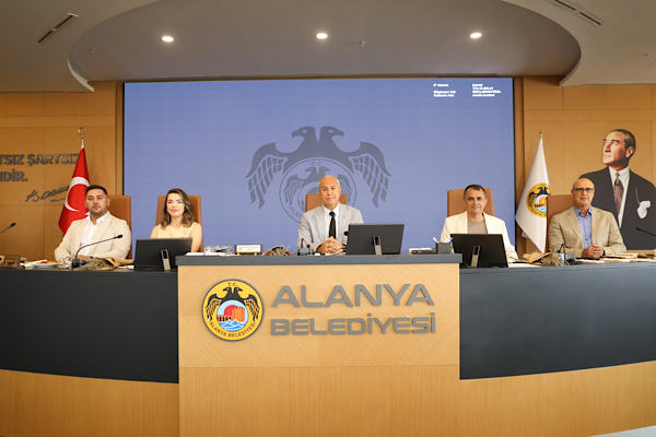 Alanya’da Temmuz ayı Olağan Meclis Toplantısı yapıldı