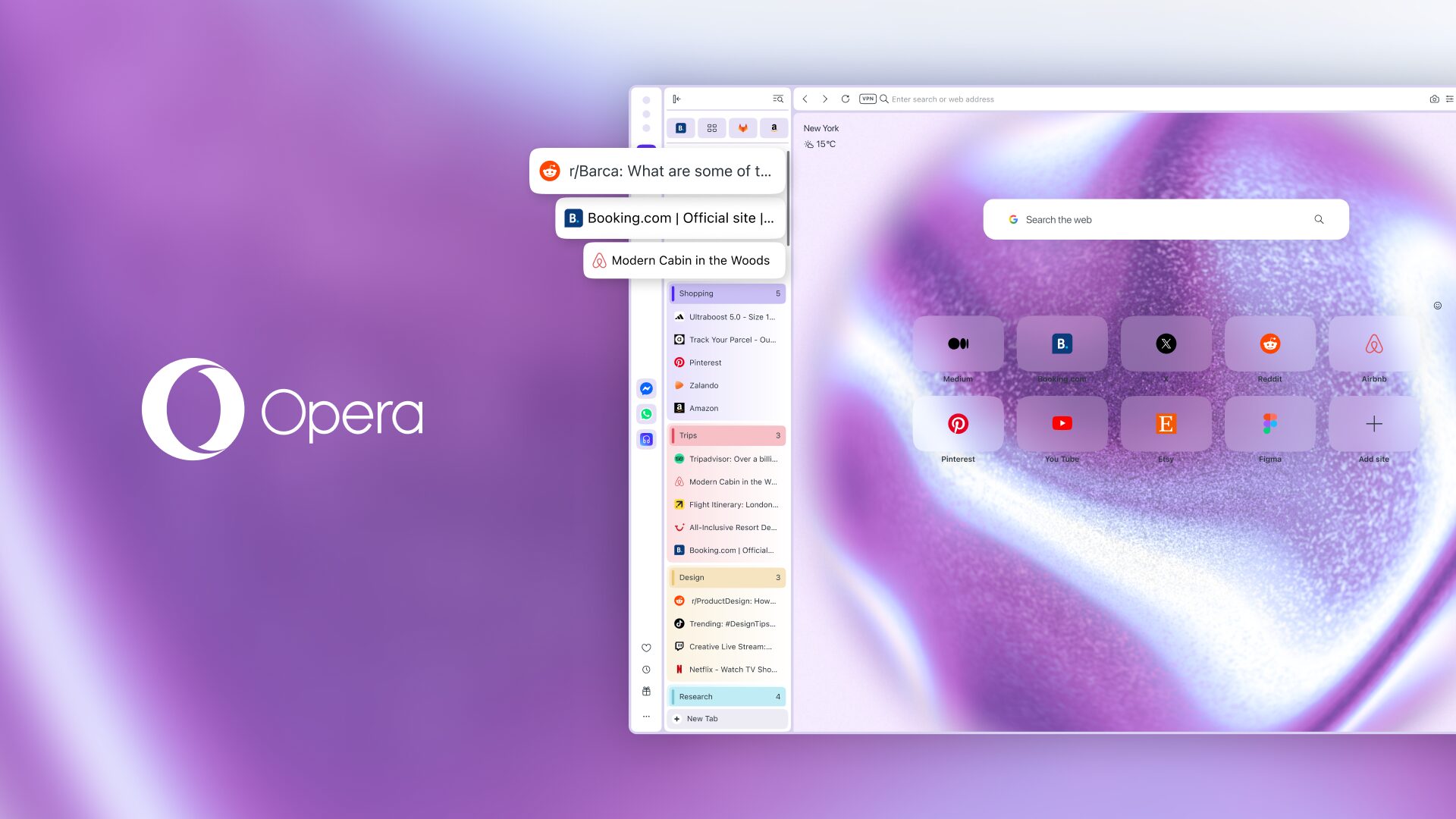 Opera One’a Dikey Sekmeler ve Geliştirilmiş Google Lens entegrasyonu