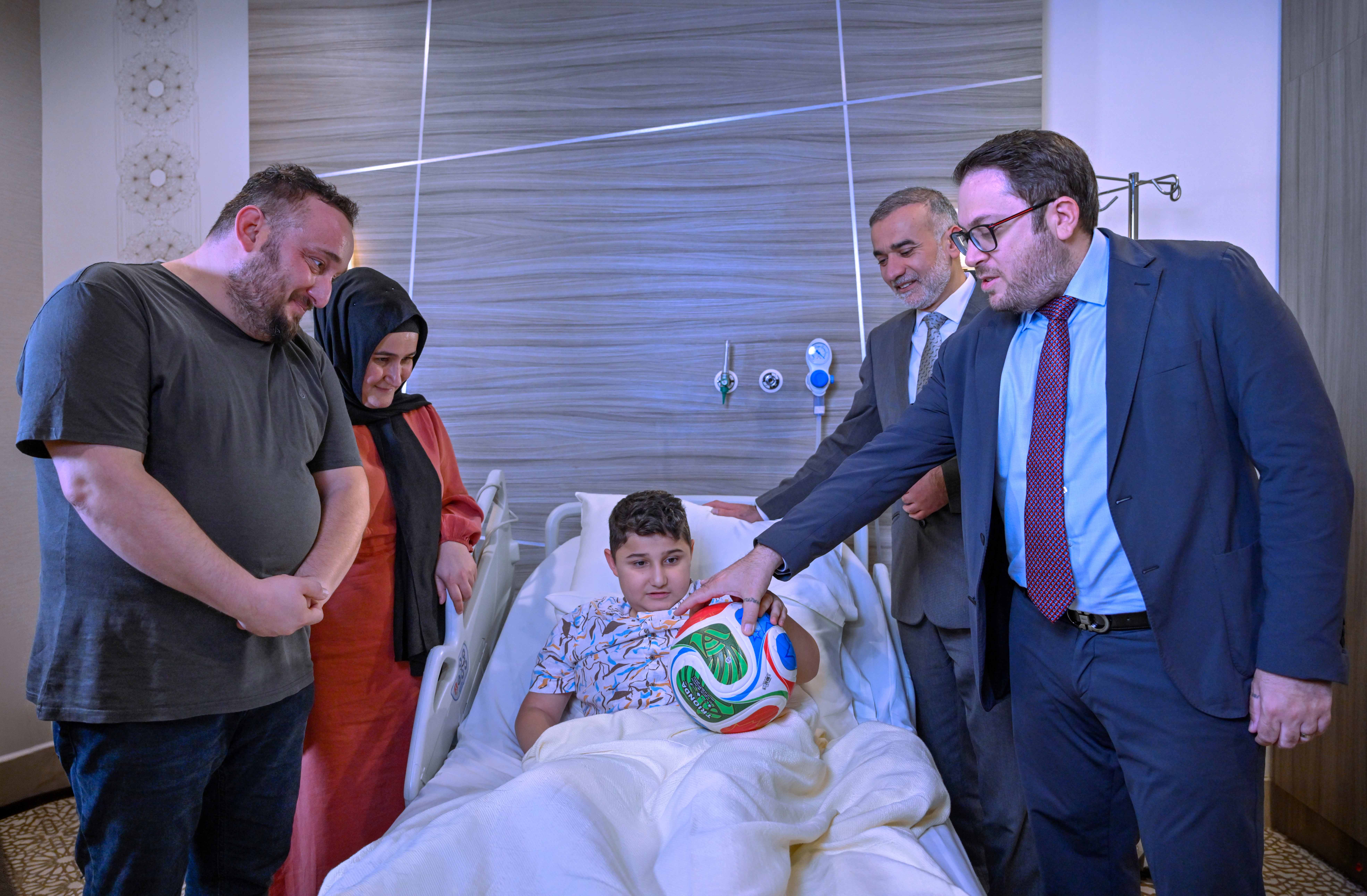 Toplumsal desteğin ardından Yiğit Elma’nın tedavisi sürüyor