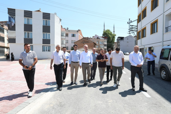 Taban, Mesudiye Mahallesi’ndeki yol çalışmalarını inceledi