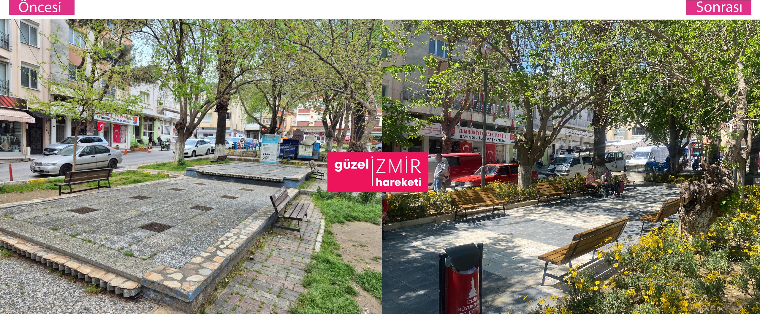 Güzel İzmir Hareketi Bayındır’da atıl alanı kamusal kullanıma kazandırdı
