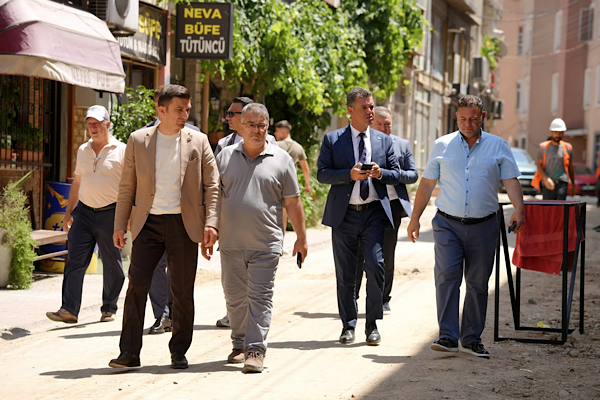 Başkan Sarıkurt saha çalışmalarını yerinde takip etti