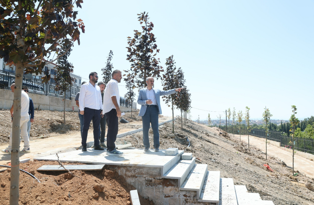 Başkan Çiftçi, FSM Parkı’ndaki çalışmaları inceledi