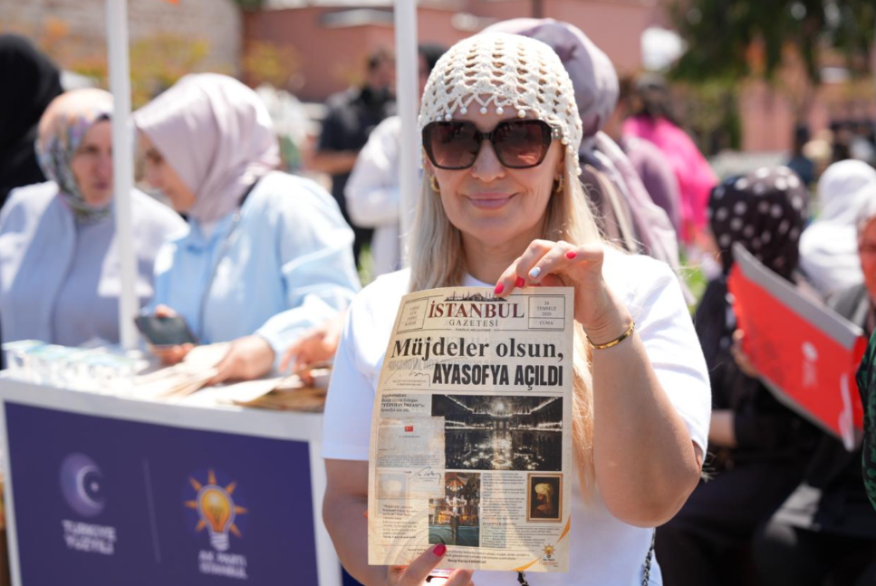 Ayasofya’nın açılış yıl dönümüne özel gazete