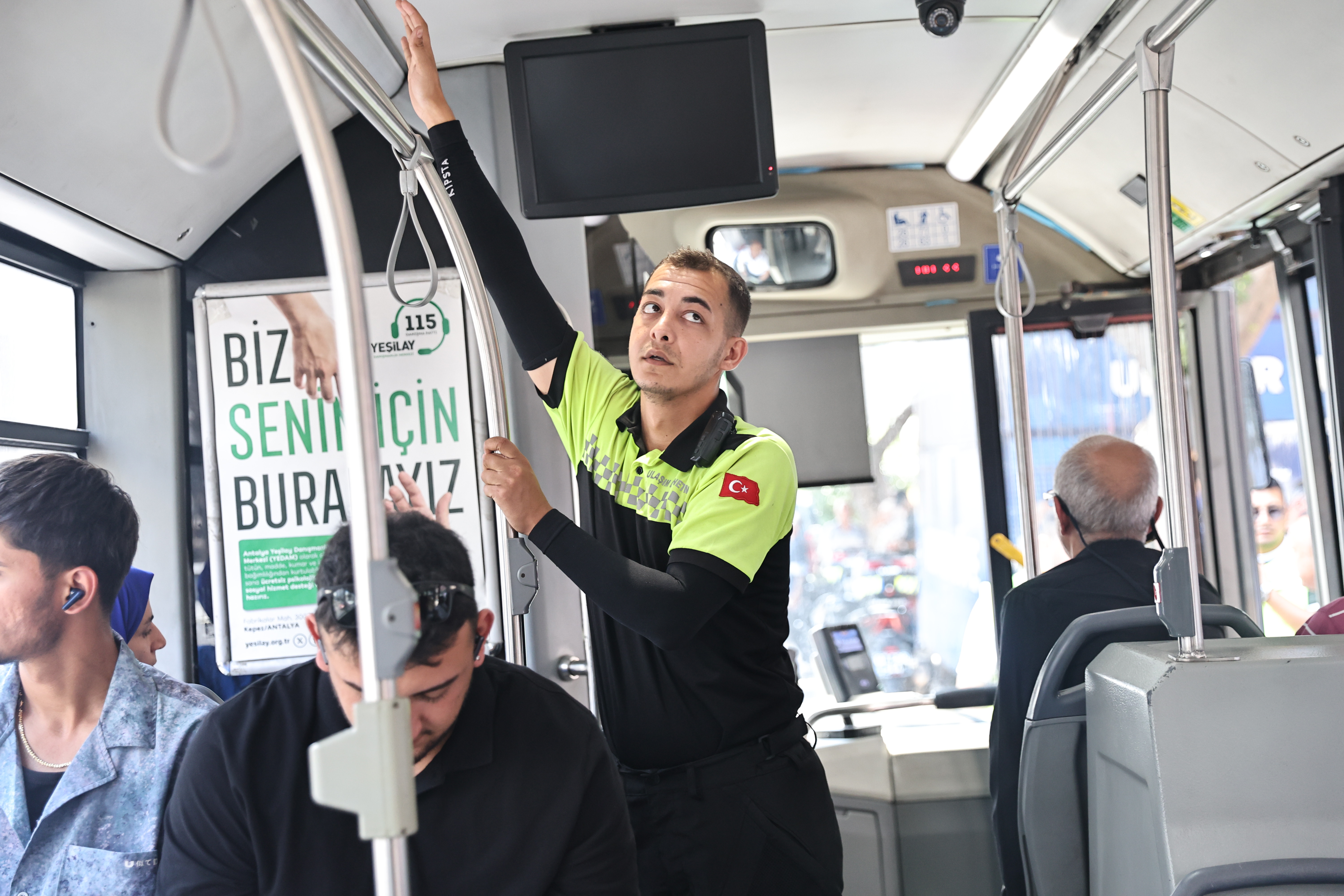 Antalya’da toplu taşımada klima denetimi
