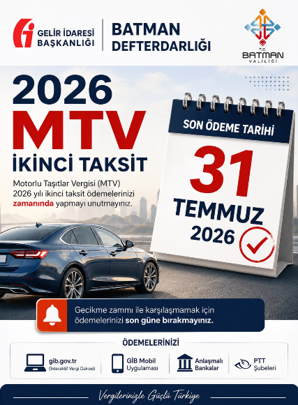 Batman Defterdarlığından MTV’nin ikinci taksiti için uyarı