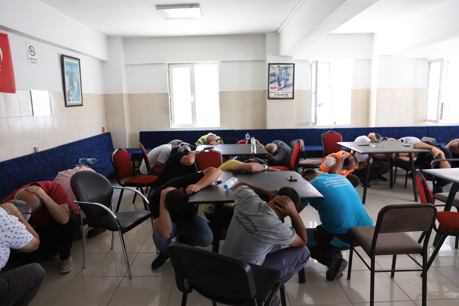 Kayseri’de deprem ve yangın tatbikatı