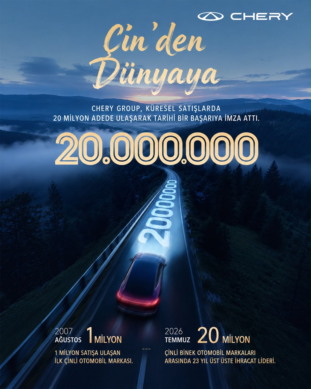Chery Kantar BrandZ’de liderliğini dokuzuncu kez ortaya koydu!