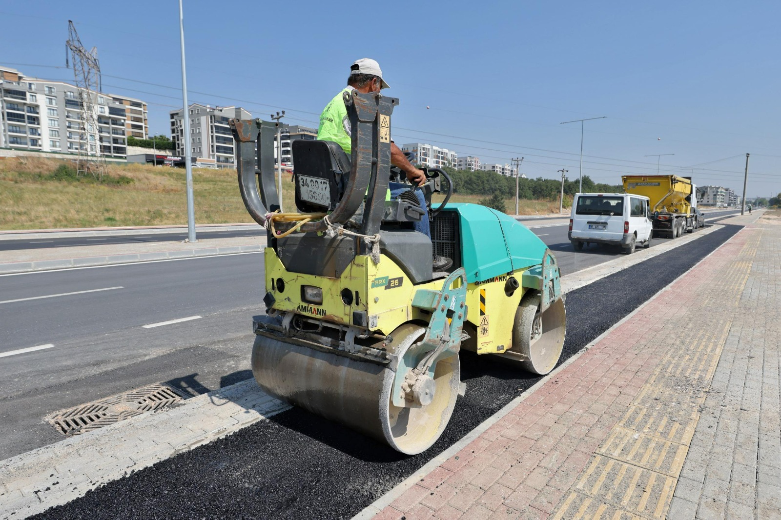 Bursa’da yenilenen Atlıçayır Bulvarı’na 800 metrelik bisiklet yolu