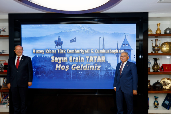 KKTC 5. Cumhurbaşkanı Ersin Tatar’dan Kayseri’ye “Türk Dünyası Kültür Başkenti” tebriği