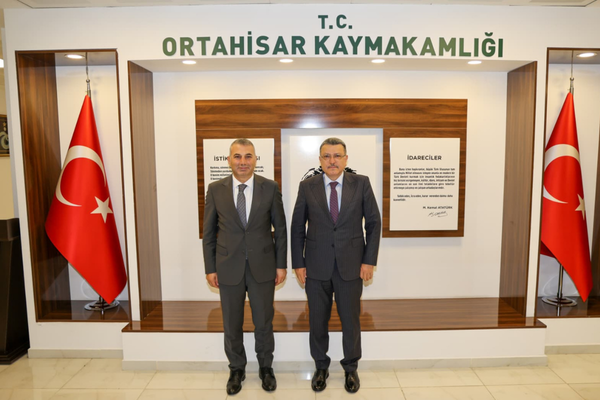 Başkan Genç’ten Ortahisar Kaymakamı Kotan’a hayırlı olsun ziyareti