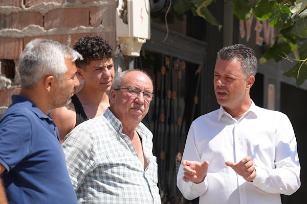  Başkan Sarıkurt, Kemalettin Mahallesi’ndeki çalışmaları inceledi