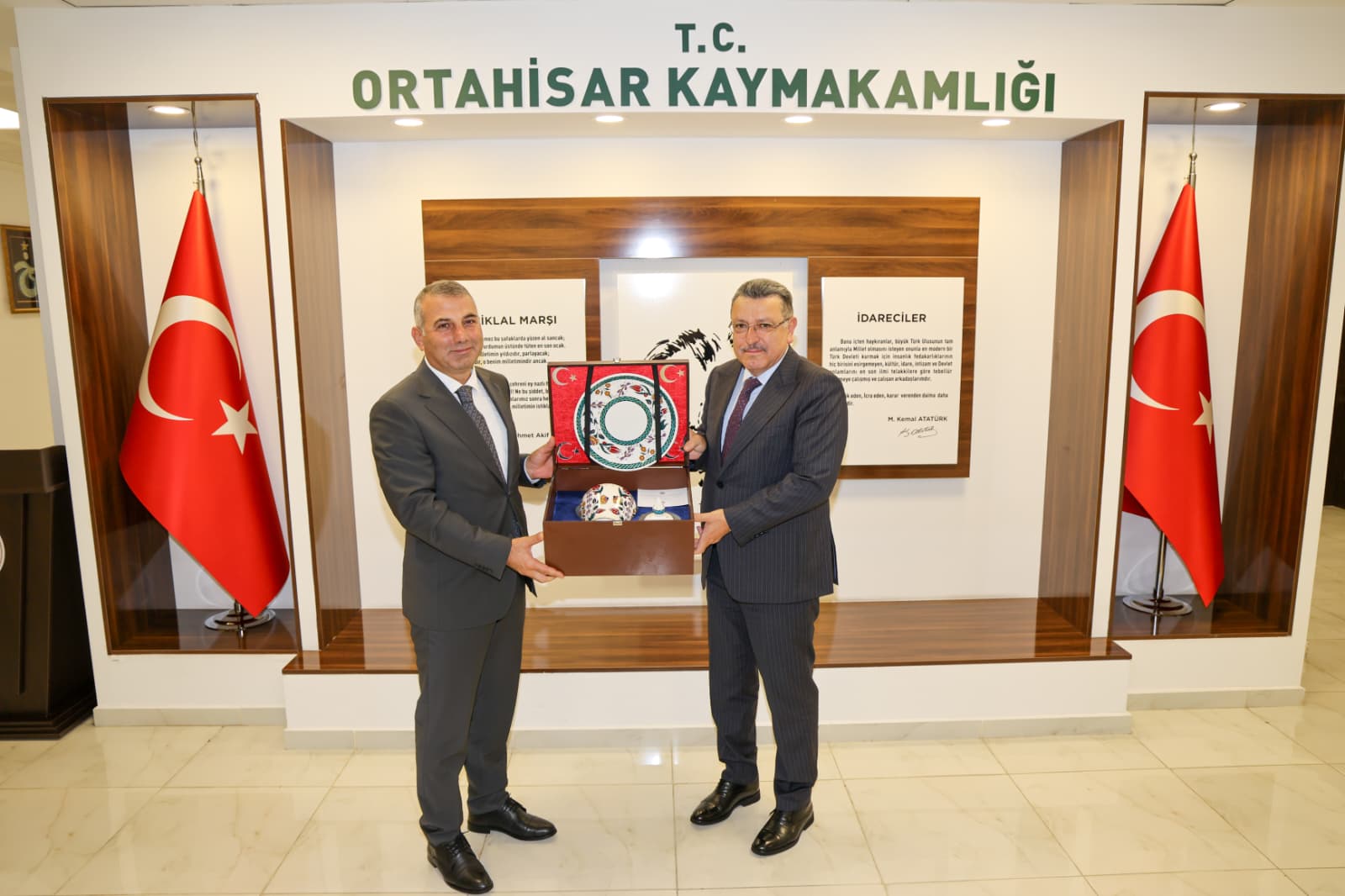 Başkan Genç’ten Ortahisar Kaymakamı Kotan’a hayırlı olsun ziyareti