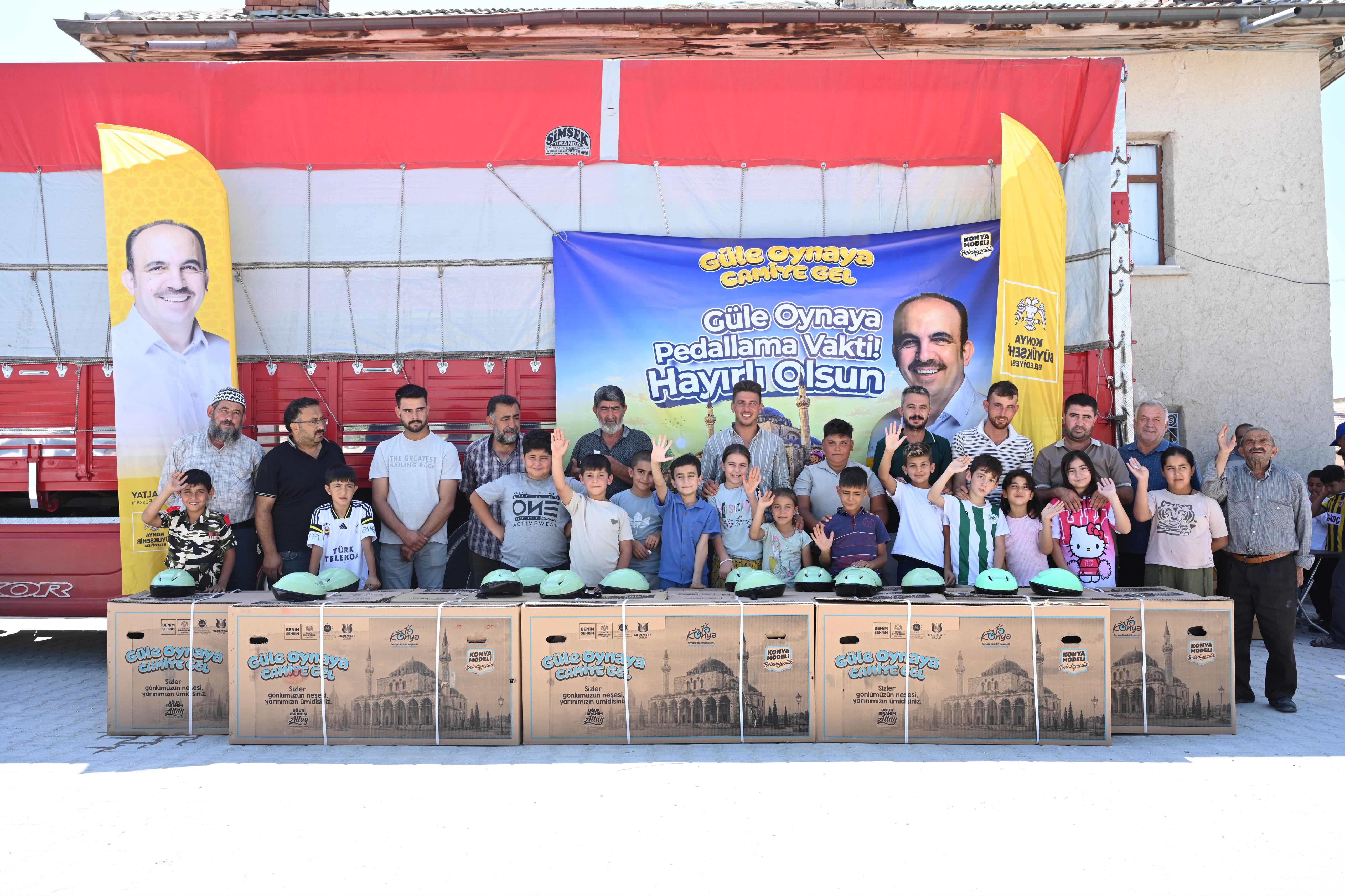“Güle Oynaya Camiye Gel” projesinde 13 bin 91 çocuğa bisiklet dağıtımı başladı