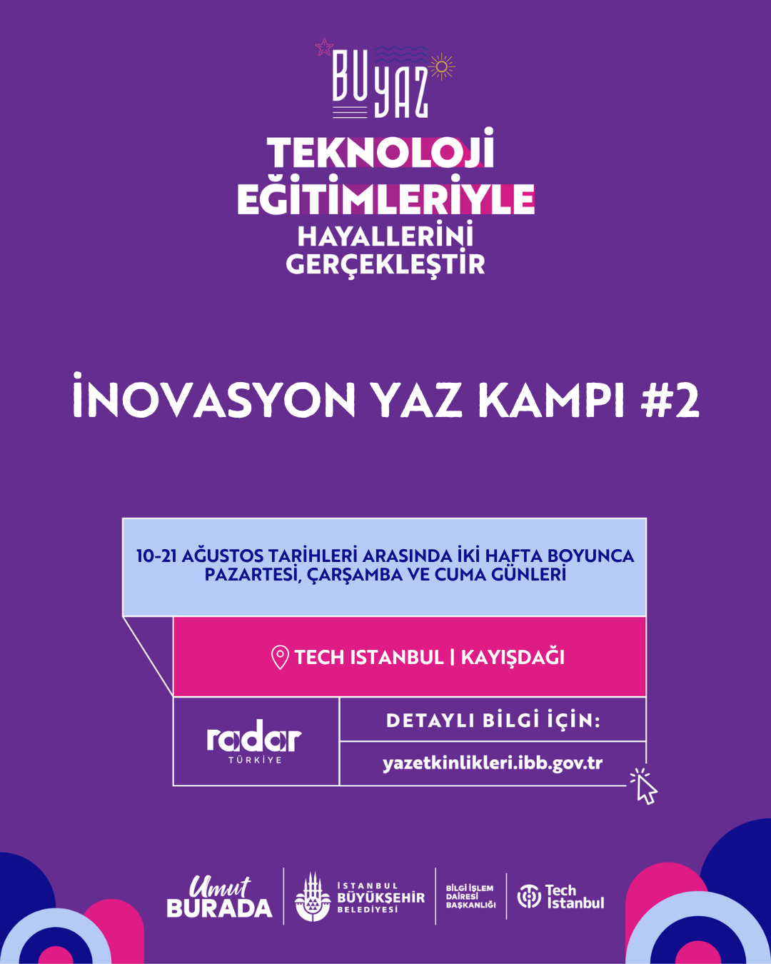 İBB’den gençlere yapay zeka ve teknoloji odaklı kamp