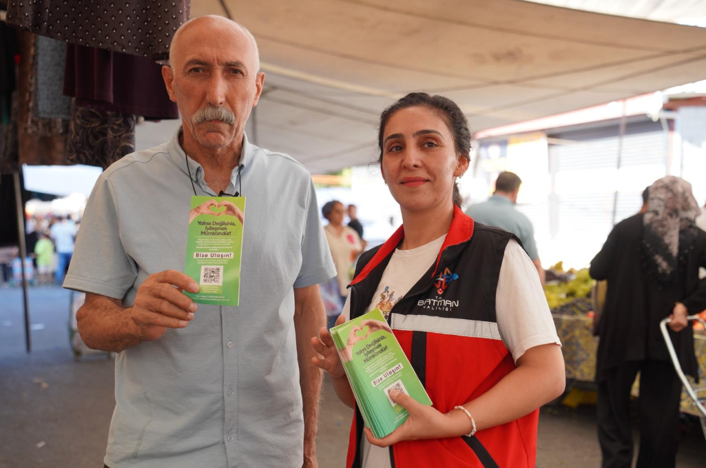 Batman’da bağımlılıkla mücadele sokaklara taşındı