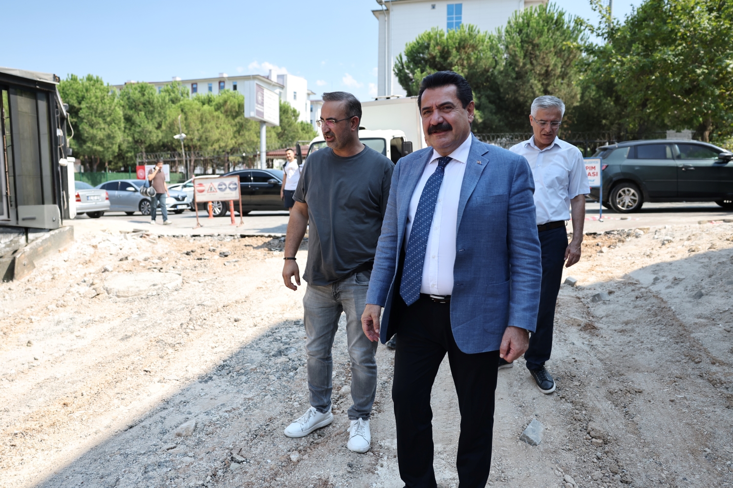 Pamukkale’de Kınıklı Kampüs bölgesinde üstyapı çalışmaları başladı