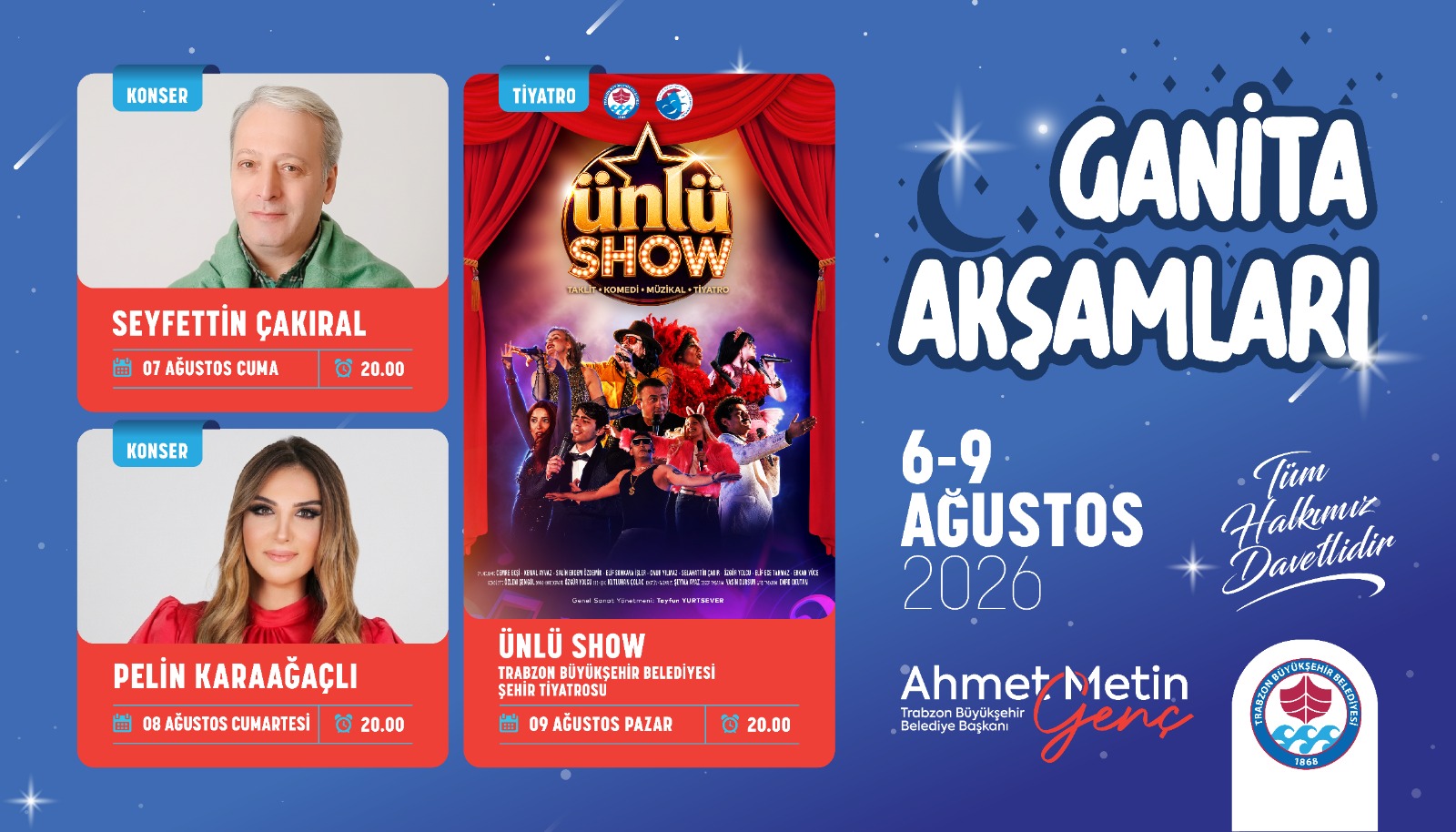 Ganita Akşamları etkinlikleri vatandaşları Ganita Sahil Parkı’nda buluşturacak