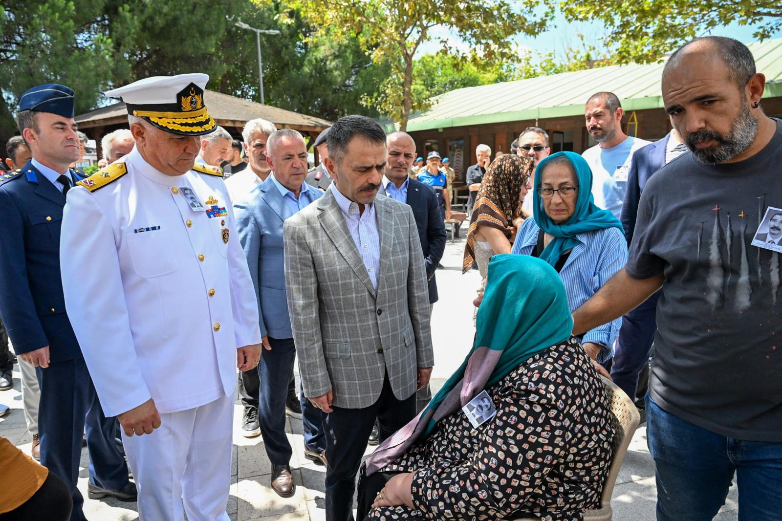 Kocaeli Valisi Aktaş, Kıbrıs Gazisi Hasan Ahtan Erencan’ın cenaze törenine katıldı