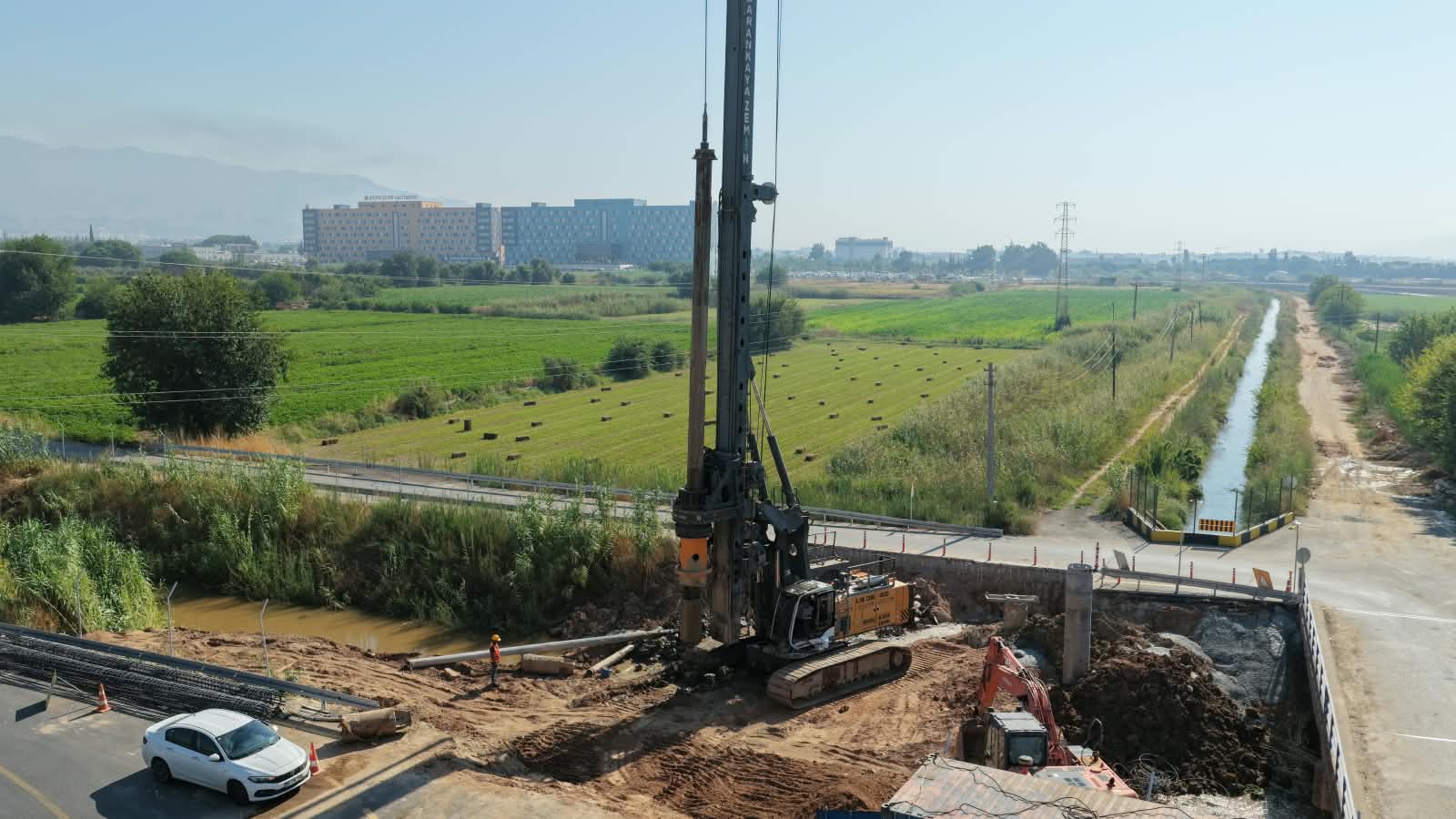 Aydın’ın ulaşım ağına yeni alternatif: A1 Kanal Yolu’nda çalışmalar sürüyor