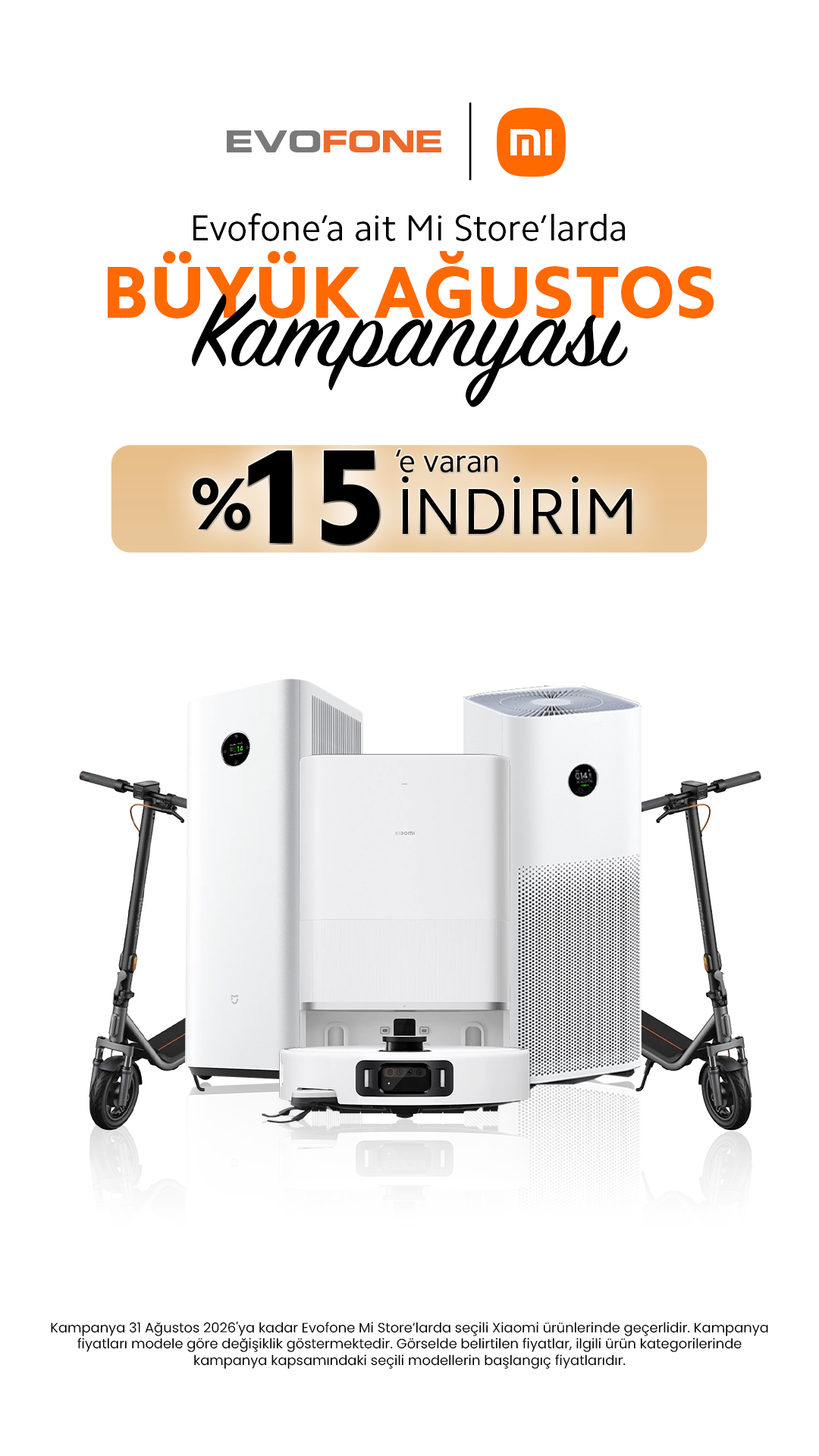 EVOFONE Mi Store’larda Xiaomi ekosisteminde 5.499 TL’ye varan avantaj