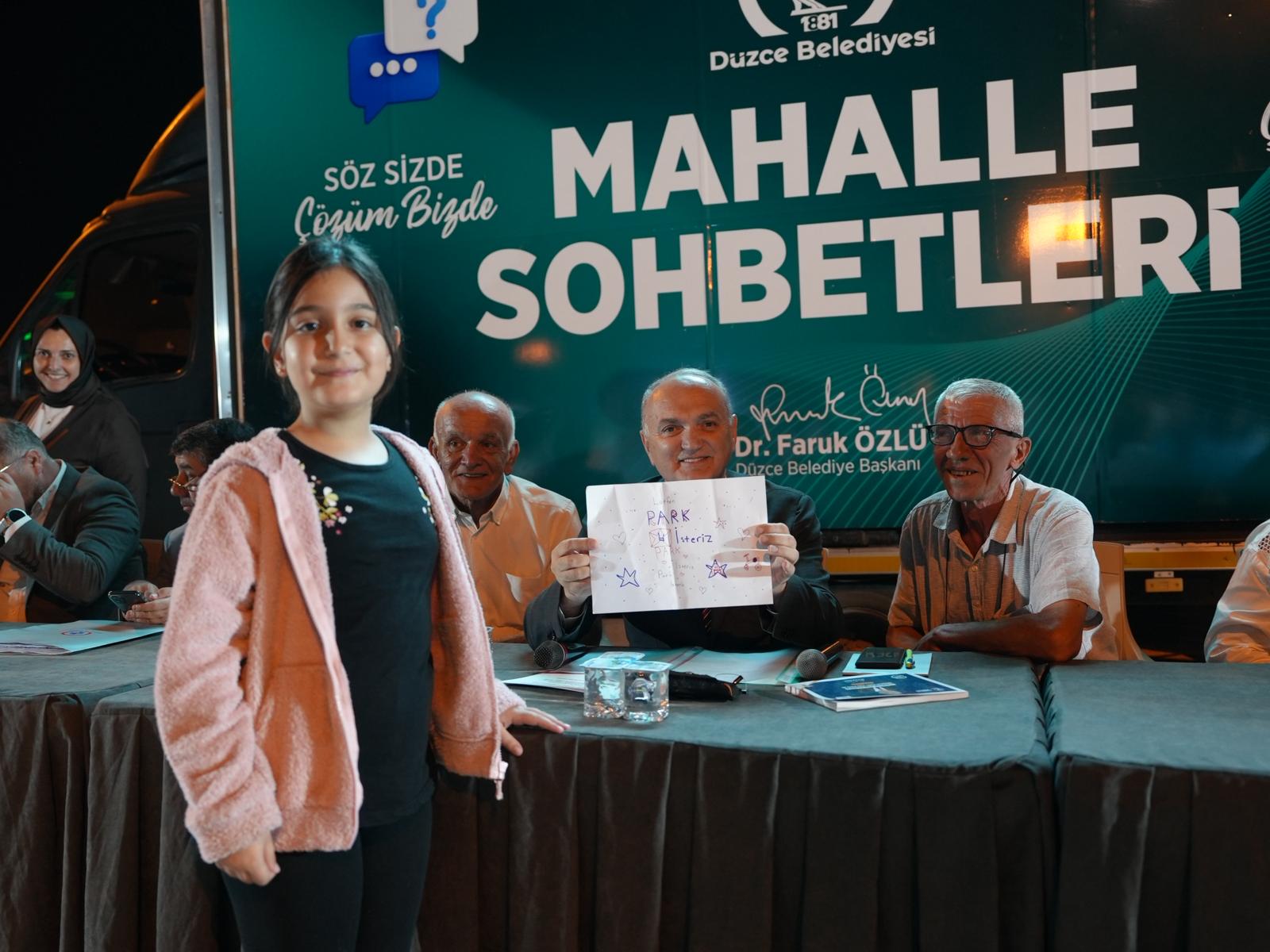 Düzce’de mahalle buluşmasında altyapı, asfalt ve sosyal alan talepleri ele alındı